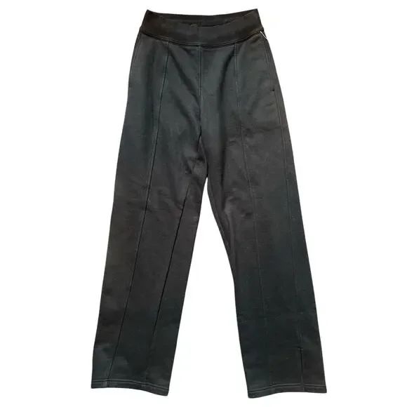 Alo Yoga High Waisted Straight Leg Black Free Time Sweatpants Size XS/S - Picture 3 of 5